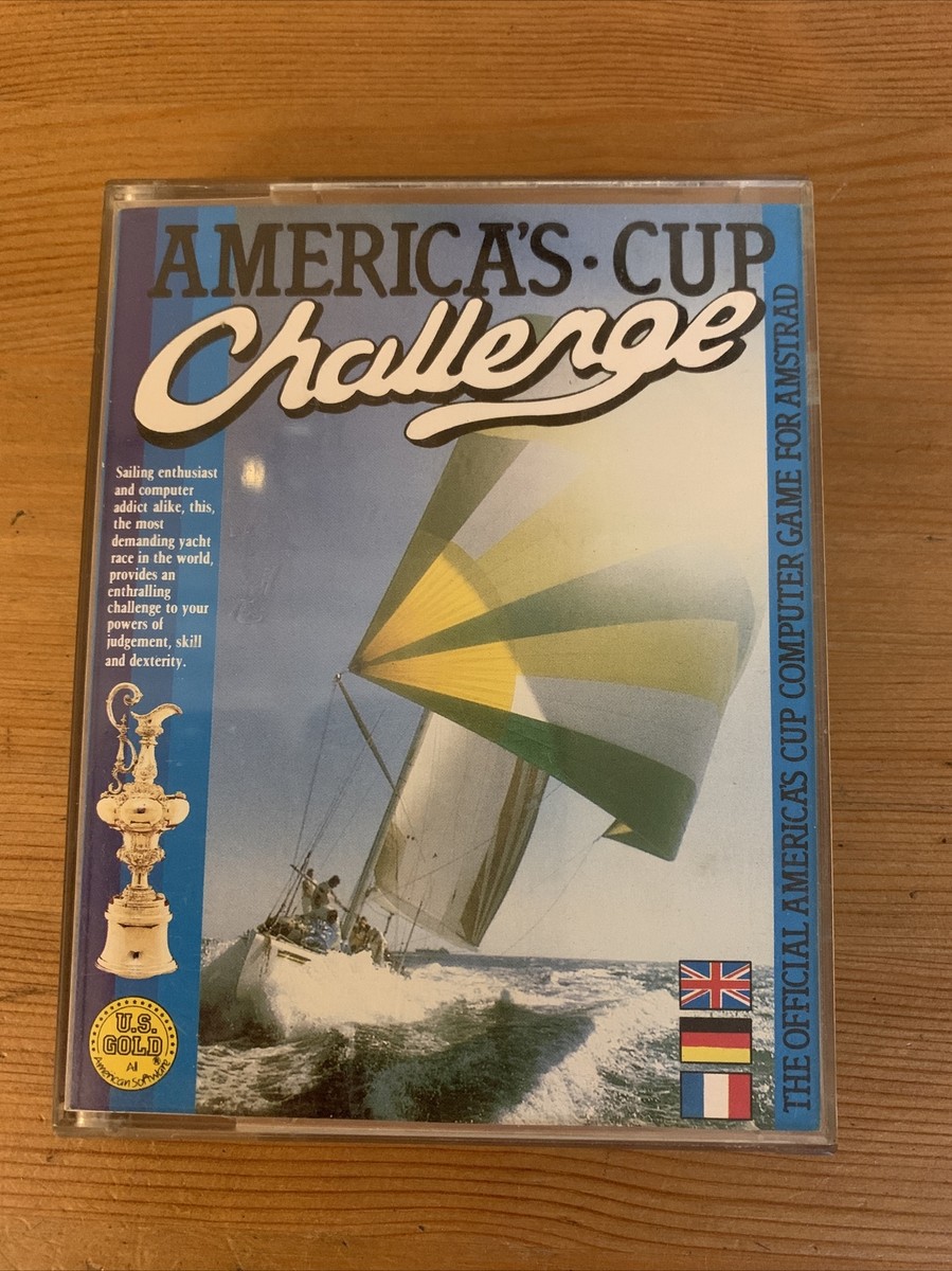 Jeu Amstrad CPC 464 - America's Cup Challenge - US Gold - Action Aventure - Bon état