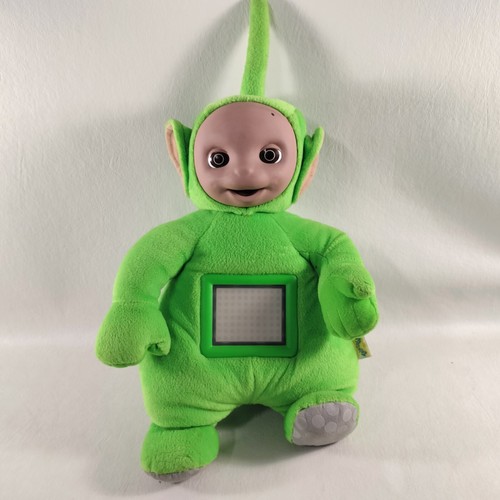 Vtg 1998 Playskool Teletubbies Talking Plush Dipsy Green Doll In Box - Picture 3 of 11