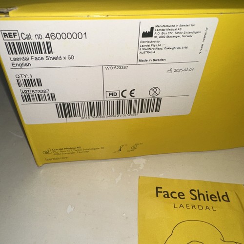 Laerdal® Face Shield CPR Barrier 46000001 - PKG of 50 pcs - New - Free Shipping - Picture 4 of 6