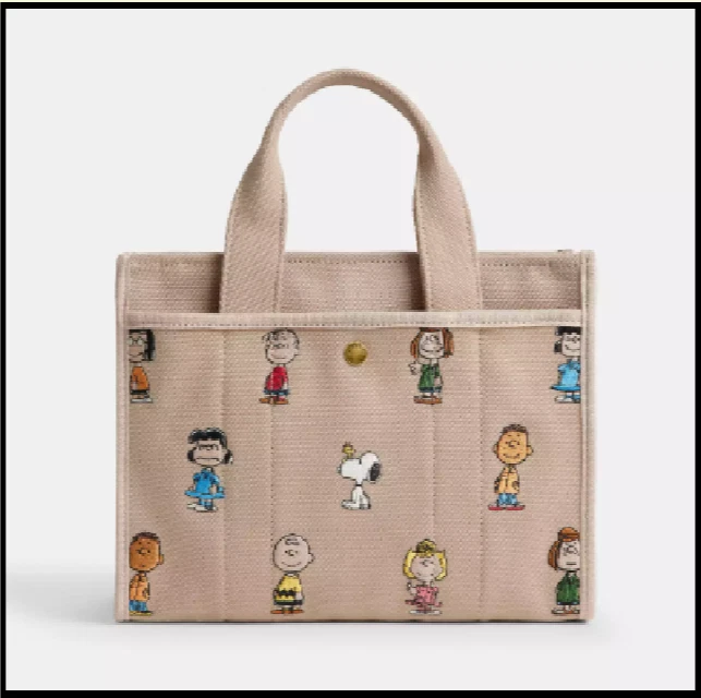 Coach X Peanuts Cargo Tote Bag 26 CBH43 for sale online | eBay