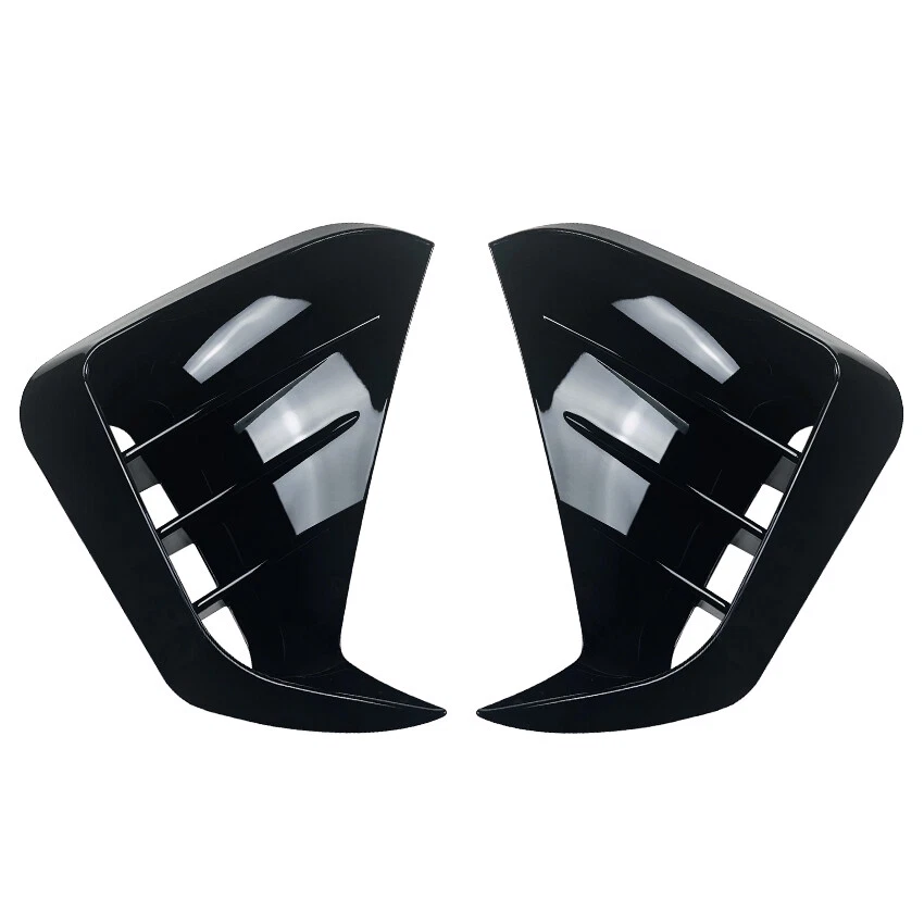 Kit de carrocería de cubierta de orificio de rejilla de ventilación de parachoques delantero negro brillante para KIA Stinger 2017-23 Foto 3 de 4