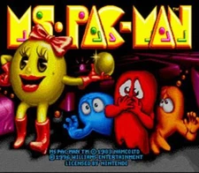 Ms. Pac-Man - SNES Super Nintendo Game