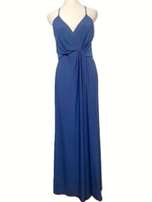 David’s Bridal Jersey A-Line Bridesmaid Dress w/Knot Detail size 6