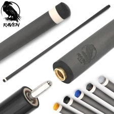 RAVEN Carbon Fiber Pool Cue - Shaft Only, Uni-Loc Joint, 12.9/12.4/11.8