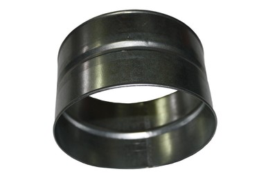 Muffe Steckmuffe Grau 125mm KOMO/BENOR SN4 PVC-U