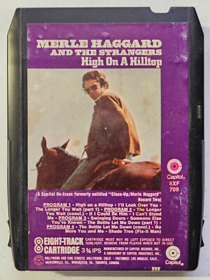 MERLE HAGGARD and the STRANGERS High On A Hilltop 8 Track - Tested