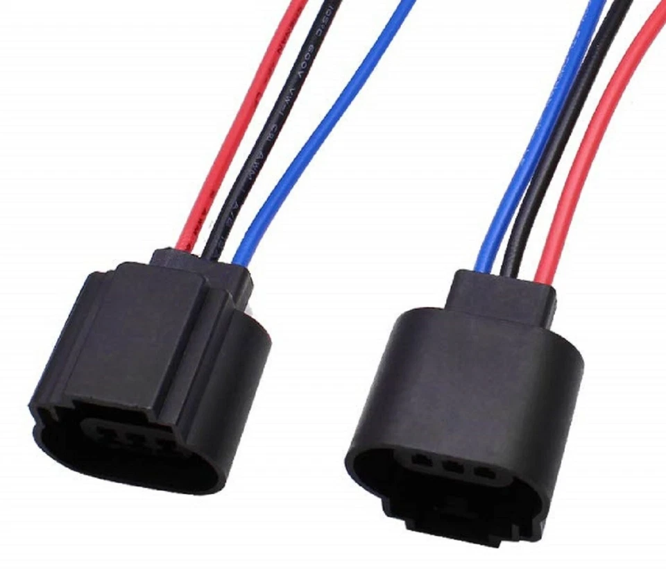 Extension Wire Pigtail Female P 9008 H13 Head Light Harness Bulb Wiring Socket - Image 4 of 4