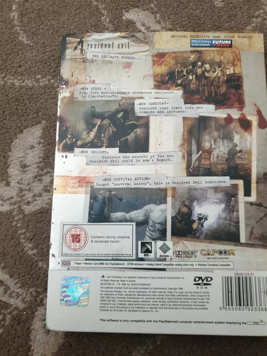 Resident Evil 4 Steelbook PS2 PAL