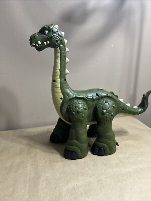 Fisher Price Imaginext Mega Apatosaurus Dinosaur w/ Sounds Tested ...