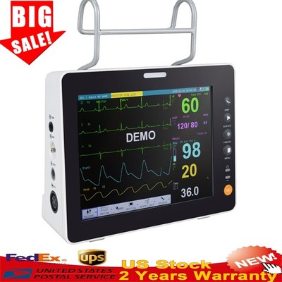 Carejoy 8 inch Portable Monitor Touch Screen Stand 6-Parameter Signs FDA/CE US