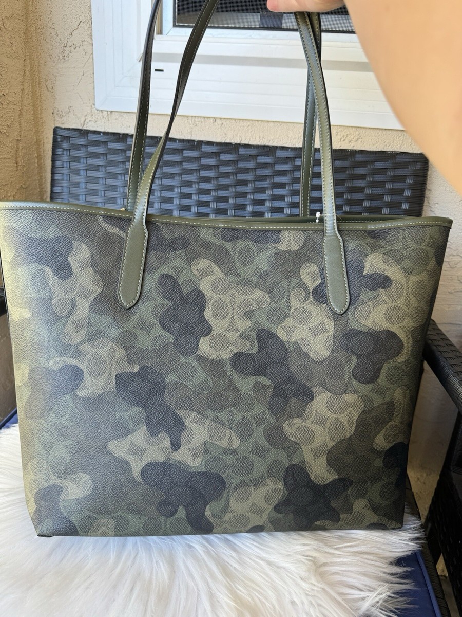 NWT Coach City Tote in Signature Camo Cv953 | eBay
