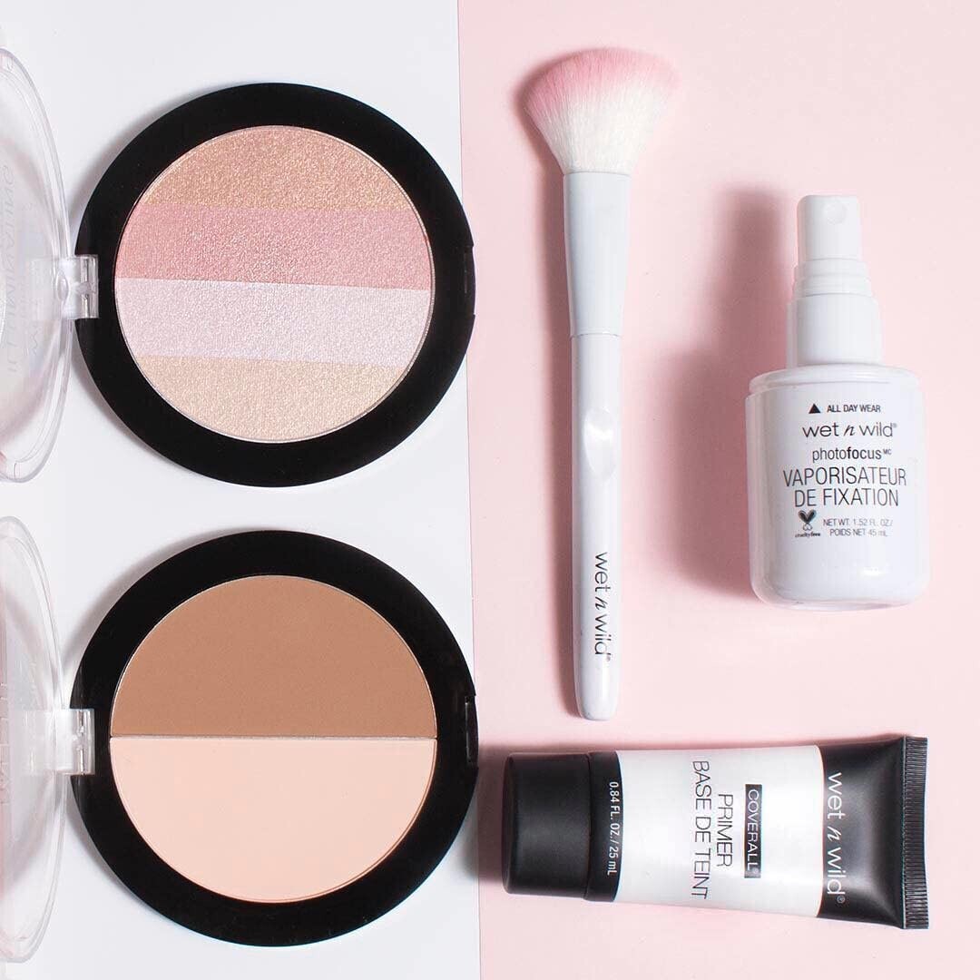 wet n wild MegaGlo Contour Palette, Dulce De Leche | Contouring Powder Face Kit