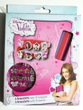 *Bijoux fantaisie -3 bracelets avec 18 breloque VIOLETTA DISNEY pour enfant fill