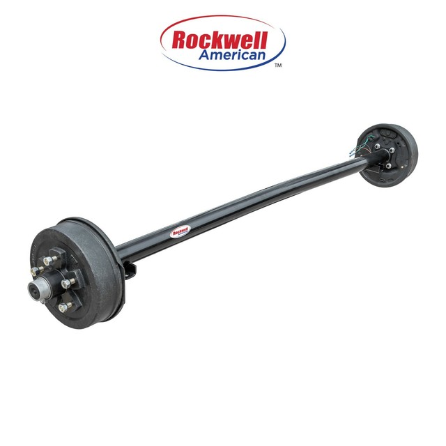 3,500 lb Electric Brake Trailer Axle 95" Hubface 80" Spring Center