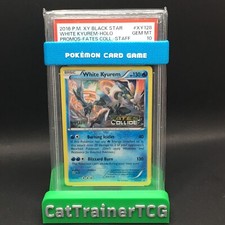 (POP5) PSA 10 White Kyurem XY128 Promo Staff XY Fates Collide Prerelease Stamp on eBay