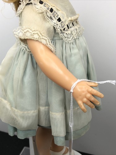 14" Vintage Ideal Shirley Temple Puppe Vinyl 1960er mit Etikett blau elegante Schuhe CO - Bild 7 von 12