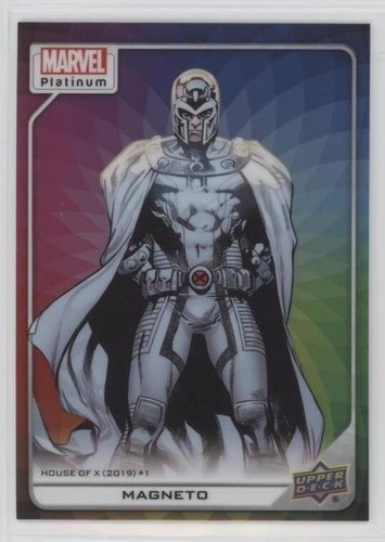 2023 Upper Deck Marvel Platinum High Series Rainbow Color Wheel Magneto - Picture 1 of 2