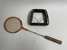 Dunlop Red Flash Made In England Wooden Badminton Squash Racket Raquet