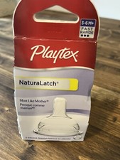 Playtex NaturaLatch Silicone Nipples 3-6M 1 pk / 2 Nipples - Free Shipping