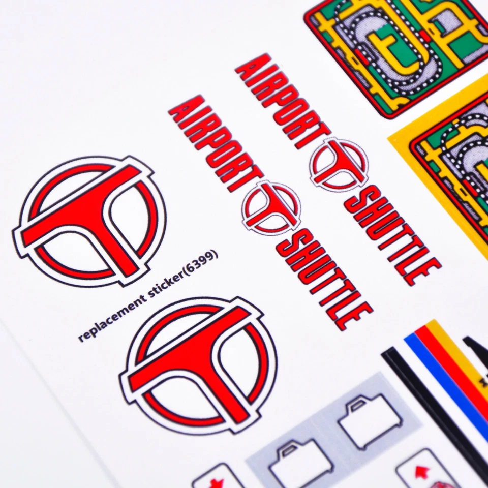 Pegatina de repuesto para set 6399 pegatina precortada Foto 2 de 3