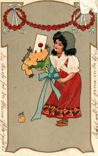 Postcard* Greetings from Dearest (AB)20508
