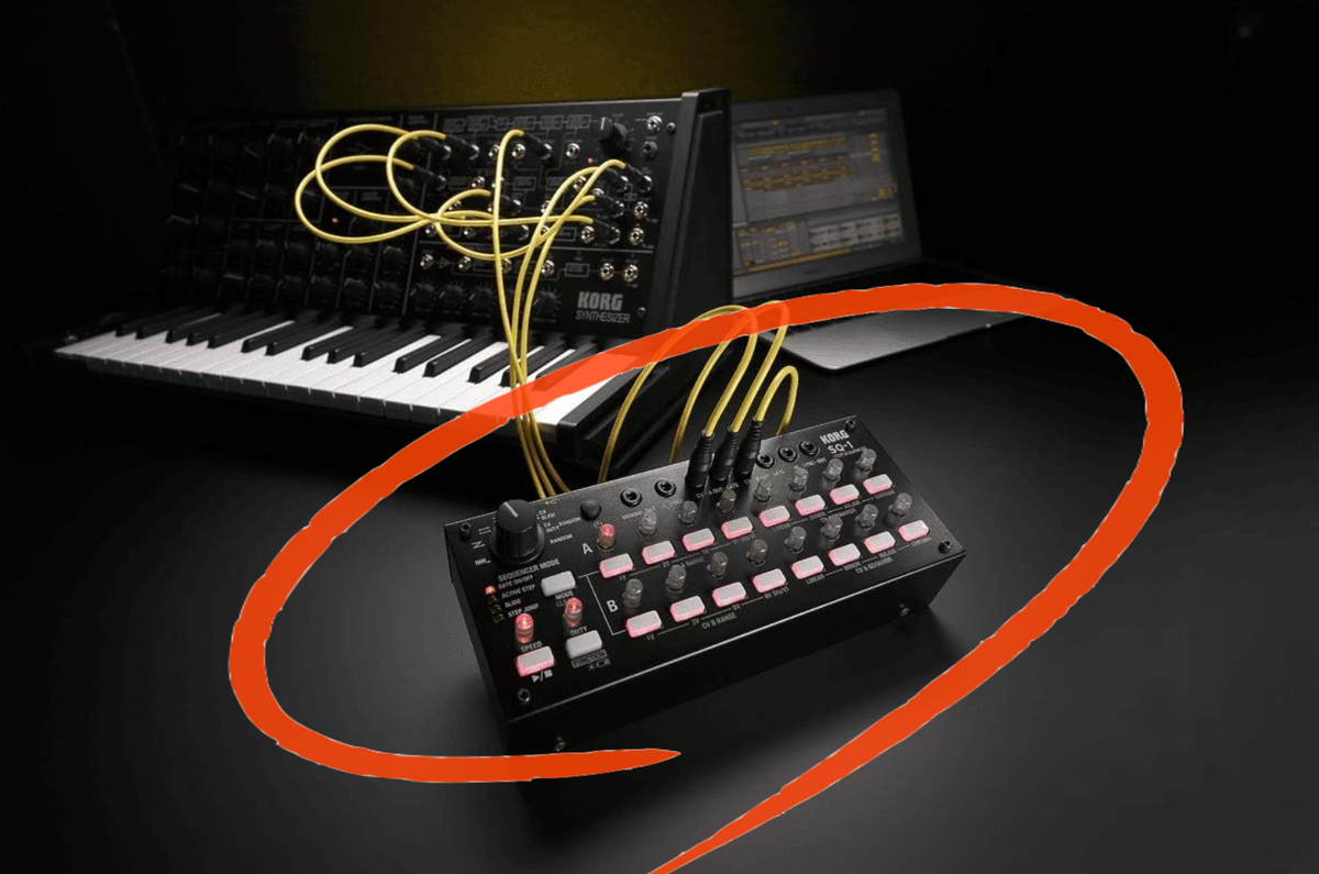 KORG SQ-1 CV 2x8 Step Sequencer and Sync 193(W)× 84(D)× 63(H)mm