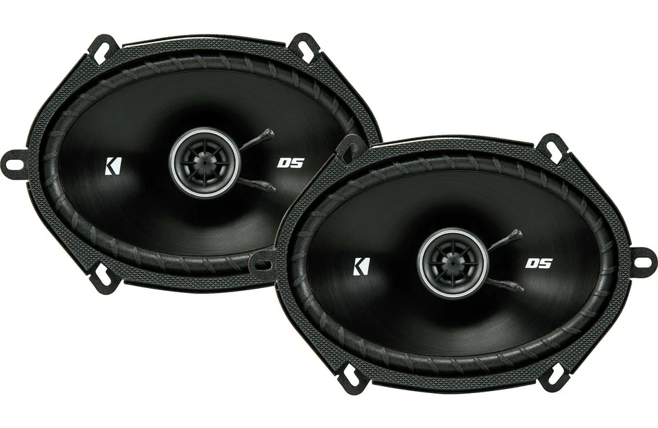 Kicker DS Series 6x8" 2-way Car Speakers - 43DSC6804
