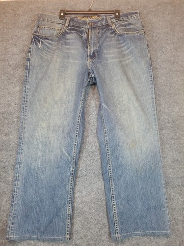 indigo palms By TOMMY BAHAMA jeans Classic 40x28 12"Rise Great Patina
