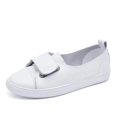 Women Oxford Shoes Leather Ballet Flats Lace Up Soft Casual Comfortable Ladies - Bild 16 von 42