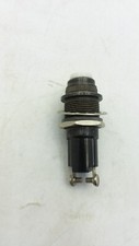 DIALIGHT PILOT PANEL INDICATOR LIGHT WHITE LENS BLACK NICKEL PLATED