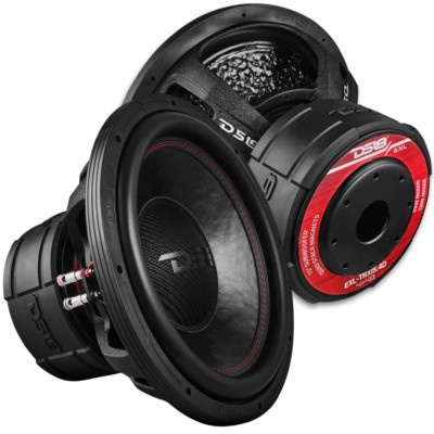 2x DS18 EXL-TRX Series 15'' Subwoofers - 3000 Watts Rms Dual 4-ohm Voice Coil Sub