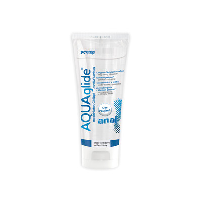 AQUAglide Anal Underwear Lubricating Gel Delicate Vegan Water Base 100ml
