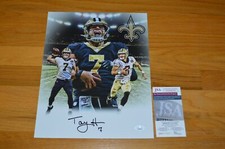 New Orleans Saints ~ Taysom Hill Autographed 11x14 Photo with JSA COA
