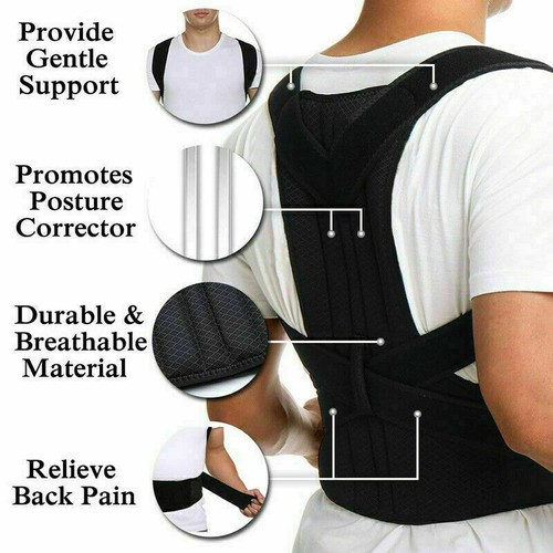 Best Posture corrector back and shoulders for men and women Support girdle pain - Picture 5 of 19
