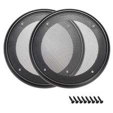 2pcs 6.5" Mount Speaker Grill Mesh Decorative Circle Woofer Guard Protector