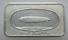 1 oz Silver Bar .999 Fine - Vintage Liberty Mint Graf Zepplin - ERROR missing E