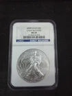 2008 $1 American Silver Eagle NGC MS69 EARLY RELEASES Blue Label