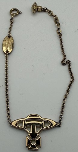 Vivienne Westwood Lucy Orb Bracelet Gold Tone 925 Silver Boxed