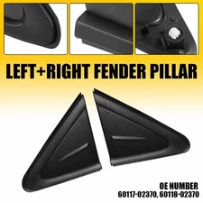 For 2019 20-2021 Toyota Corolla Side Mirror Corner Fender Trim Triangle Cover T