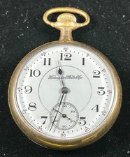 Hampden 109 Model 5 16s 15 Jewels Gold Filled Case Pocket Watch Working 3408206