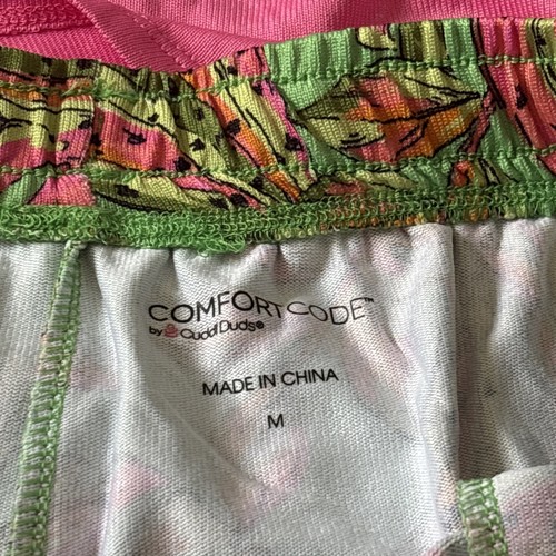 Cuddl Duds Cotton Core T-Shirt and Short Lounge Set Pink & Green Size M - 第 2/3 張圖片