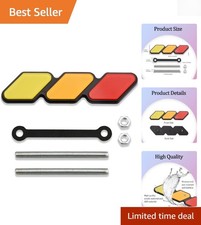 Durable Trd Grille Decor Badge In Red - Easy Installation For Suvs Trucks