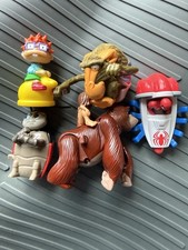 Vintage Wind Up Toy Lot Rugrats King Monkey Chuckie Tarzan Spider-Man