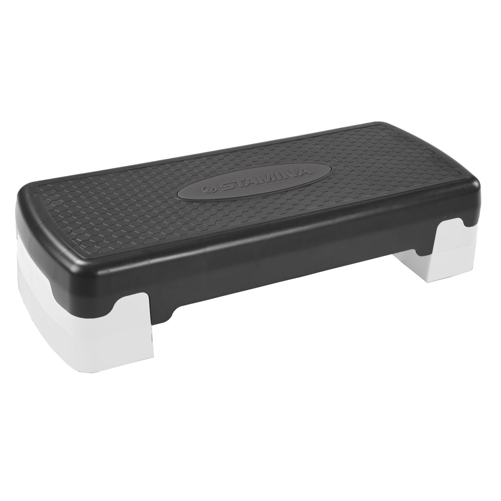 Stamina Adjustable Aerobic Step Multipurpose Home Gym Workout Equipment, Black