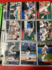 Topps MLB Baseball Trading Card Lot 81 Cards 1993 Topps Total Fleer Platinum