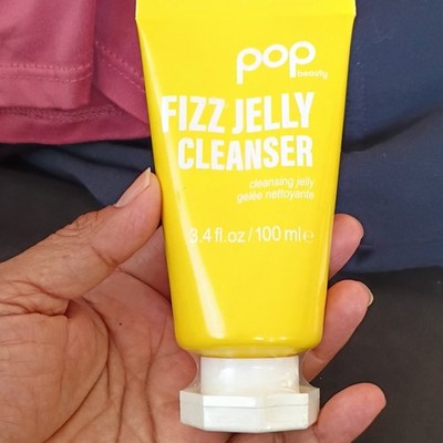 POP Beauty Fizz Jelly Cleanser Gel Lemon Scent 3.4 fl oz Aloe Vera Vitamin C