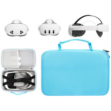 GETGEAR Hard Travel Case for Meta Quest 3s, Quest 3  Quest 2   Shockproof VR He