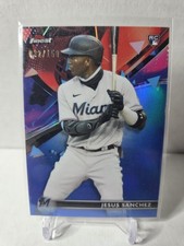 2021 Topps Finest #70 Jesus Sanchez Blue Refractor #/150