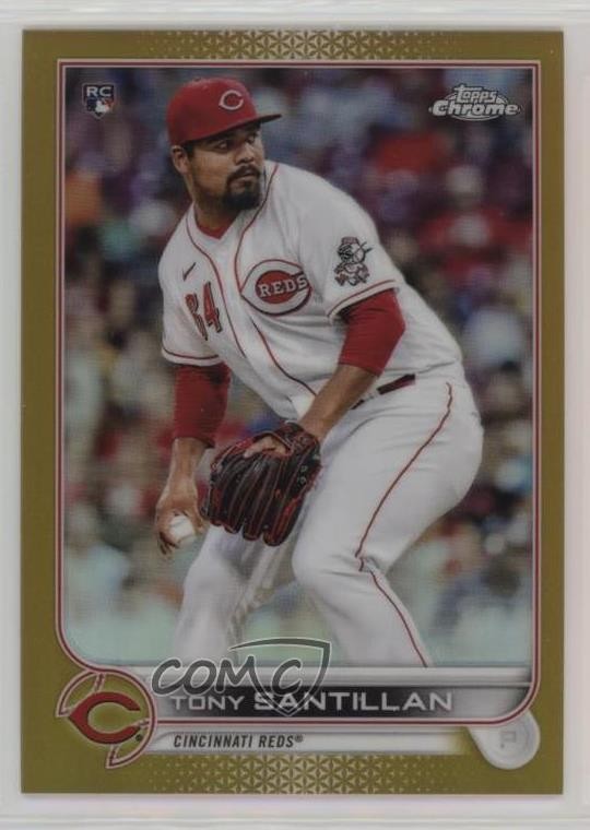 2022 Topps Chrome Gold Refractor 40/50 Antonio Santillan Tony Santillan #193 xx1
