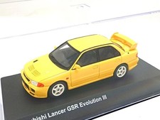 Kyosho 1:43 Mitsubishi Lancer Evolution III 1995 Yellow